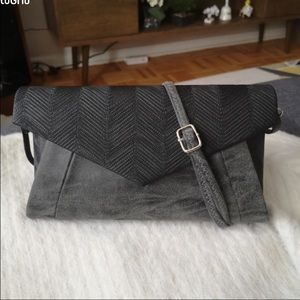Grey crossbody bag